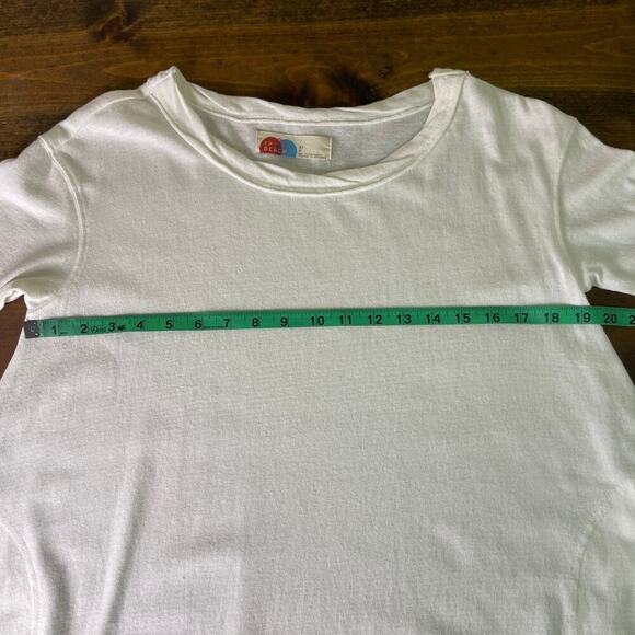 Free People Beach White Oversized T-Shirt Dress Cover Up Cotton Women's Small - Picture 9 of 11